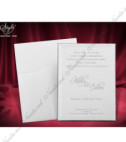 <p>Приглашение на свадьбу, текст которого печатается на сером перламутровом картоне и прикрепляется на толстую основу. В стоимость открытки включен серый перламутровый конверт.</p><p>(Количество ограничено)</p>
