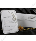 <p>Чудесное свадебное приглашение из прекрасной бумаги с утонченным рисунком.(Количество ограничено)</p>