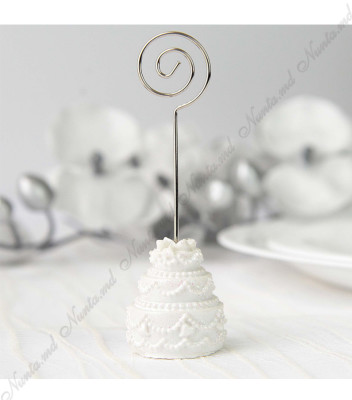 <p>Стильная подставка в форме свадебного торта для поддержки изображений или номеров столов.</p>