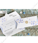 <p>Красивое свадебное приглашение с изображением цветочного декора. В цену не входит дополнительный конверт.</p>