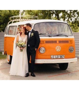 Винтажный микроавтобус на свадьбе!